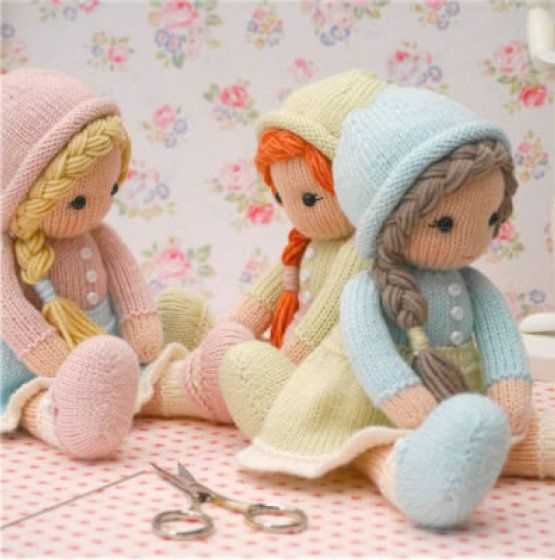 Little yarn dolls knitting pattern