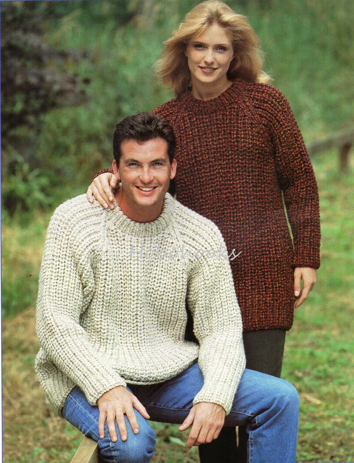 Chunky mens sweater knitting pattern