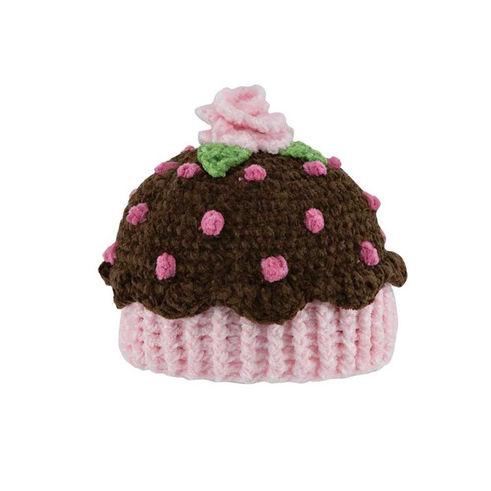Knitted pigtail hat pattern