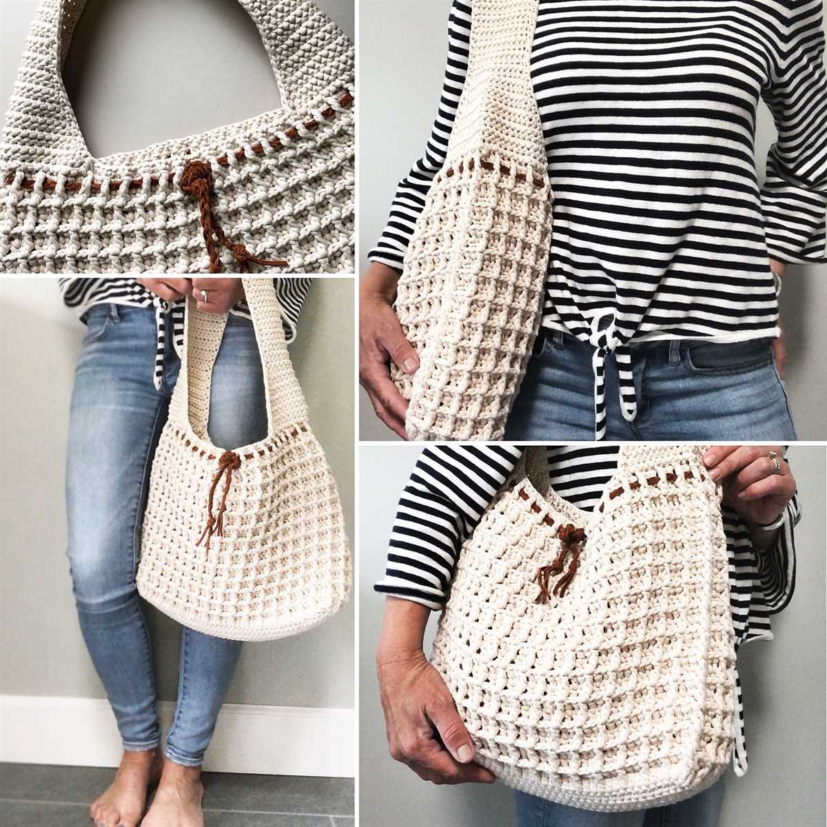 Knitted hobo bag pattern free