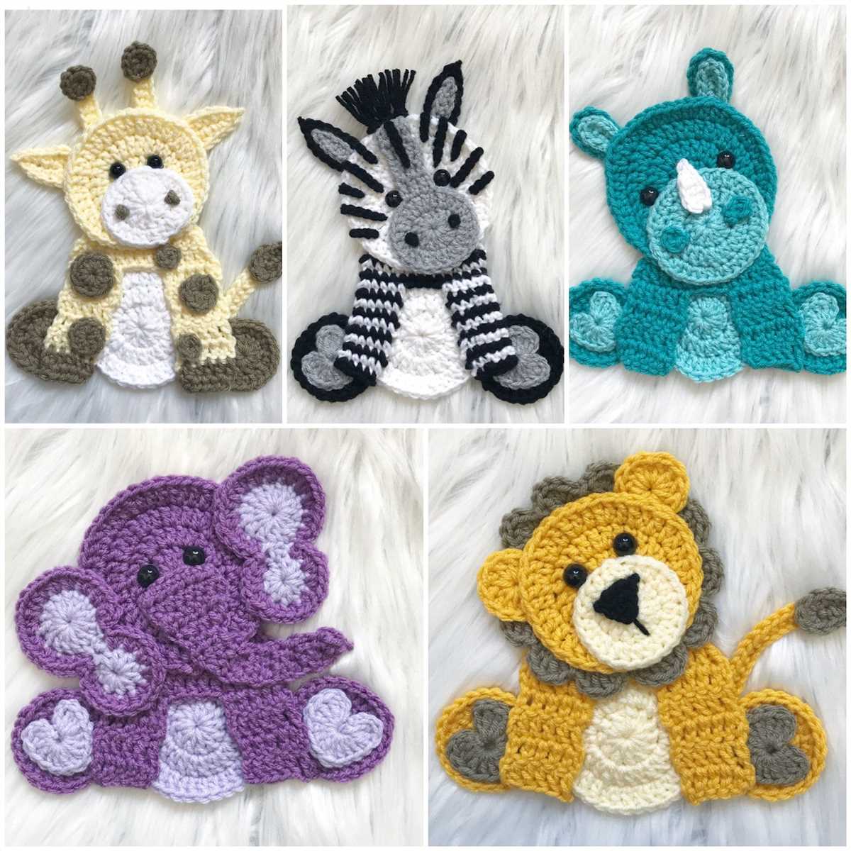 Knitting pattern animals