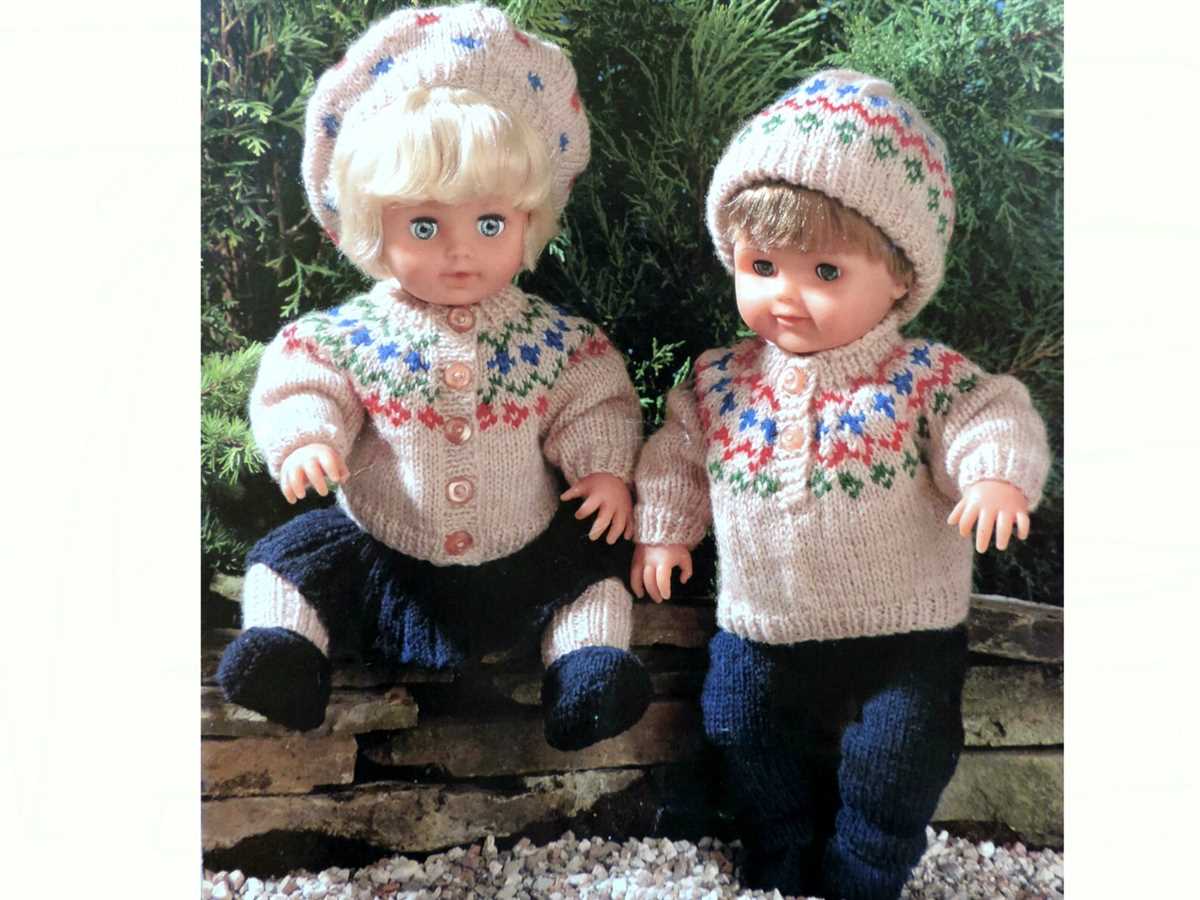 Vintage dolls clothes knitting patterns