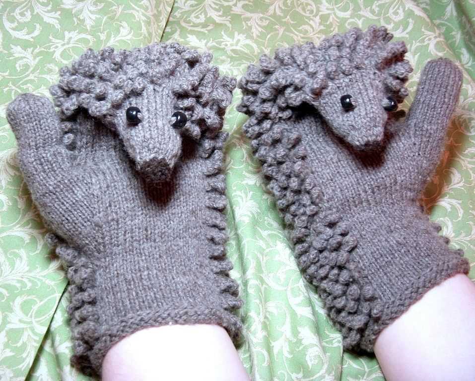 Hedgehog hat knitting pattern