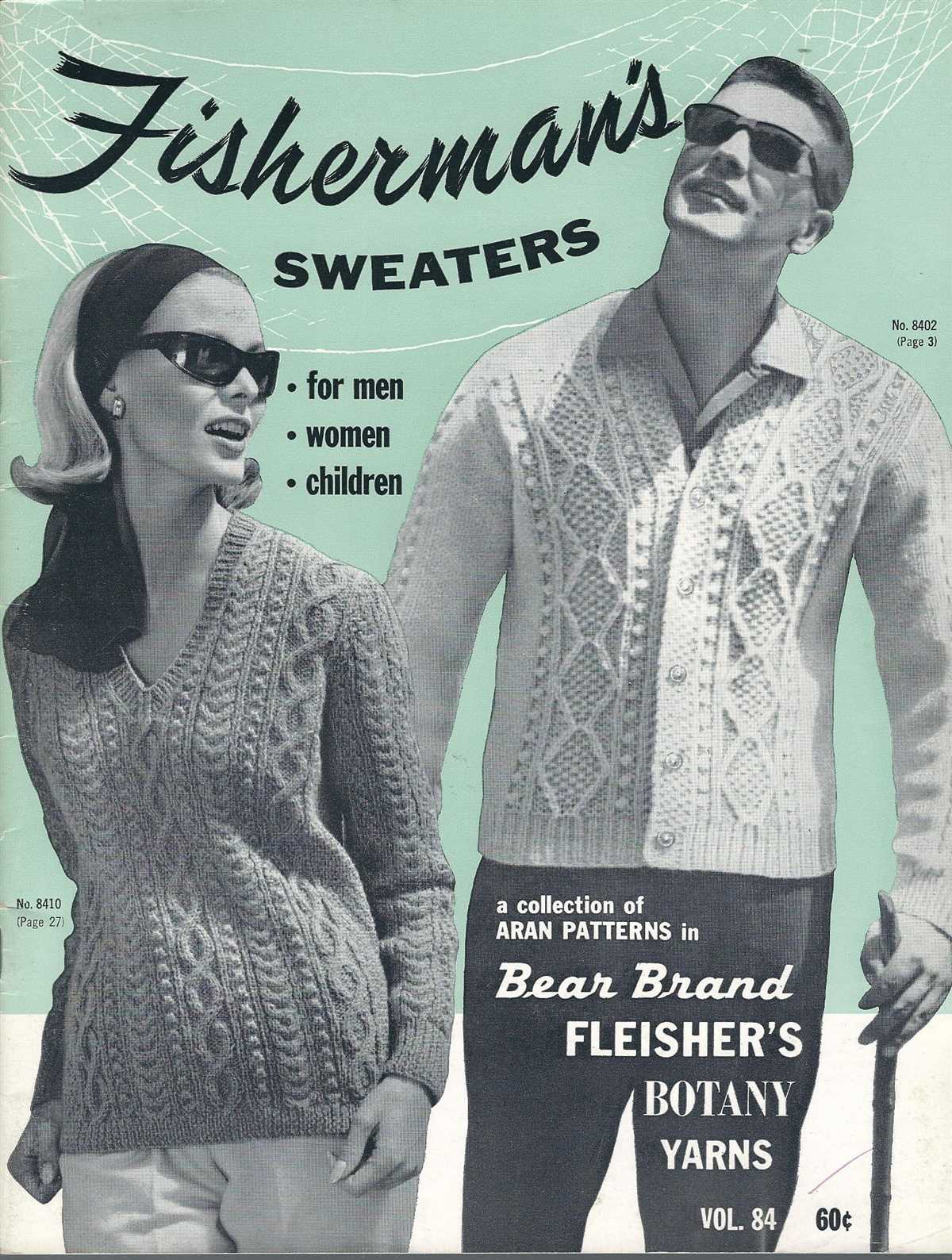 Mens fisherman sweater knitting pattern