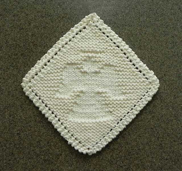 Dish cloth patterns knit