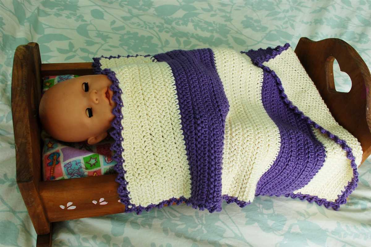 Free knitting patterns for dolls blankets