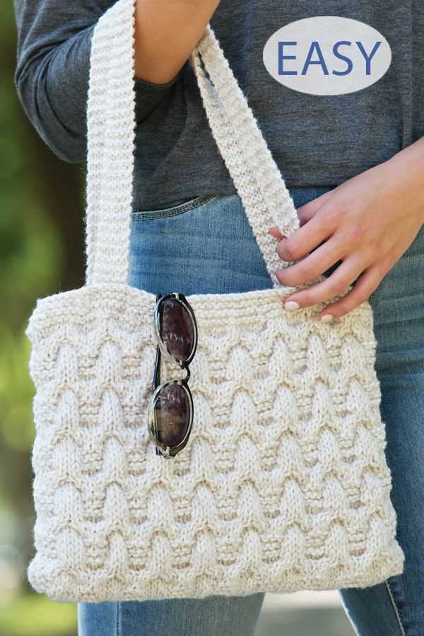 Knitted tote bag patterns
