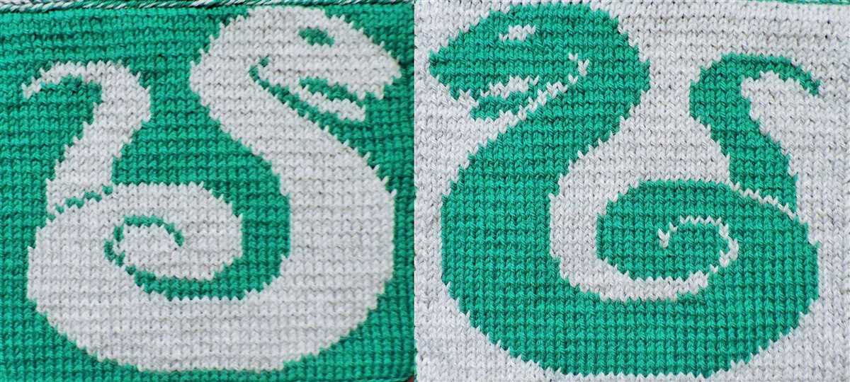 Slytherin hat knitting pattern