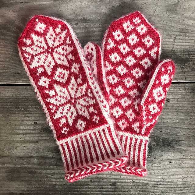 Free vintage knitting patterns mittens