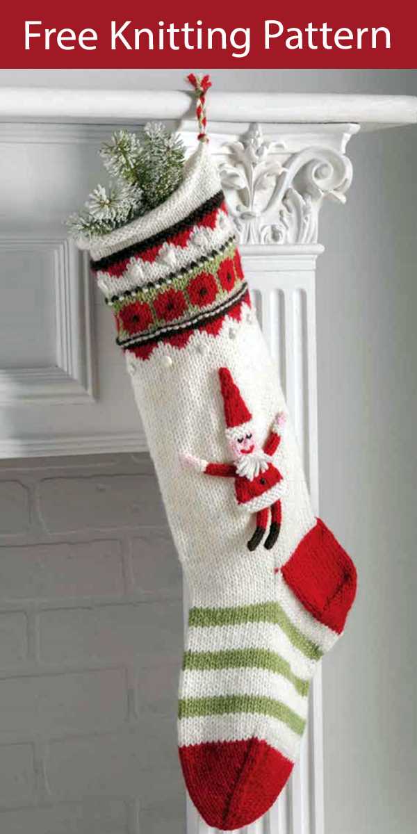Free christmas stocking pattern knit
