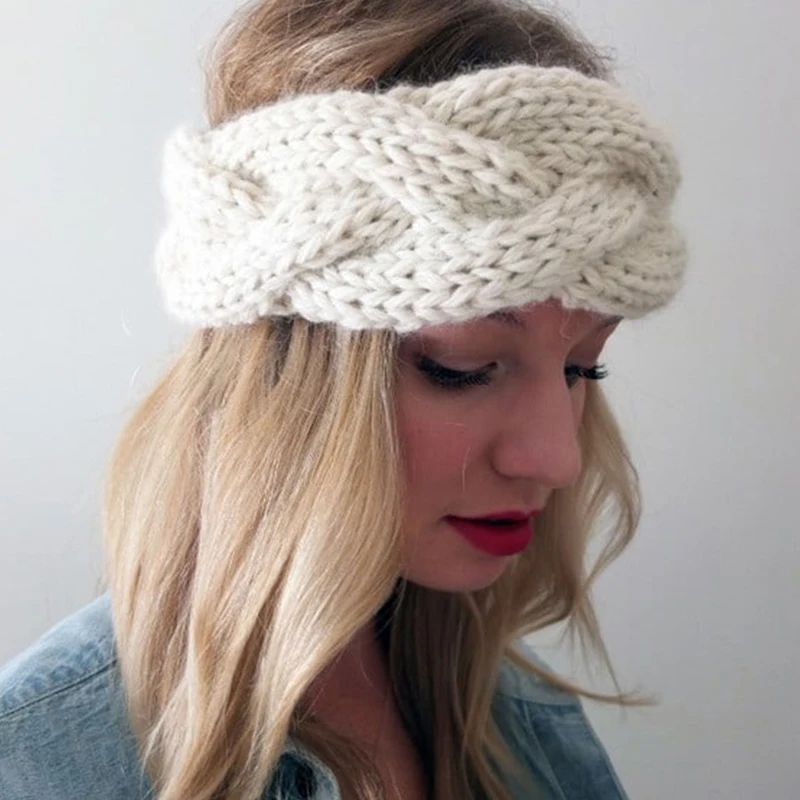 Women's knitted headband pattern
