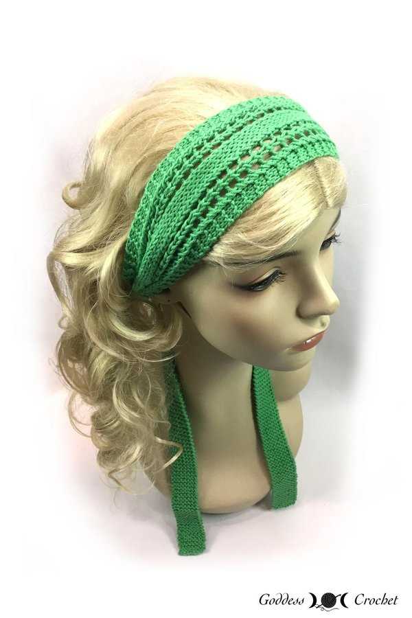 Headband pattern knit