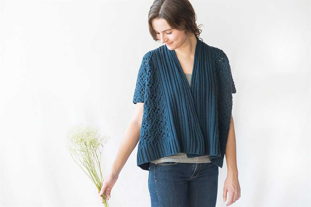 Knitting pattern shrug