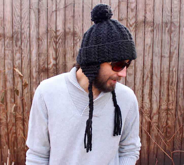 Mens winter hat knitting pattern free