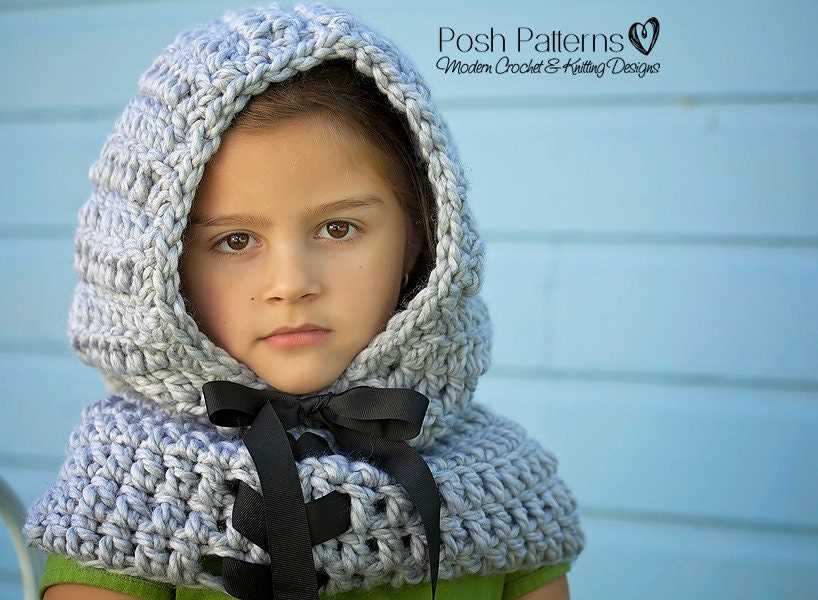 Easy hooded cowl knitting pattern