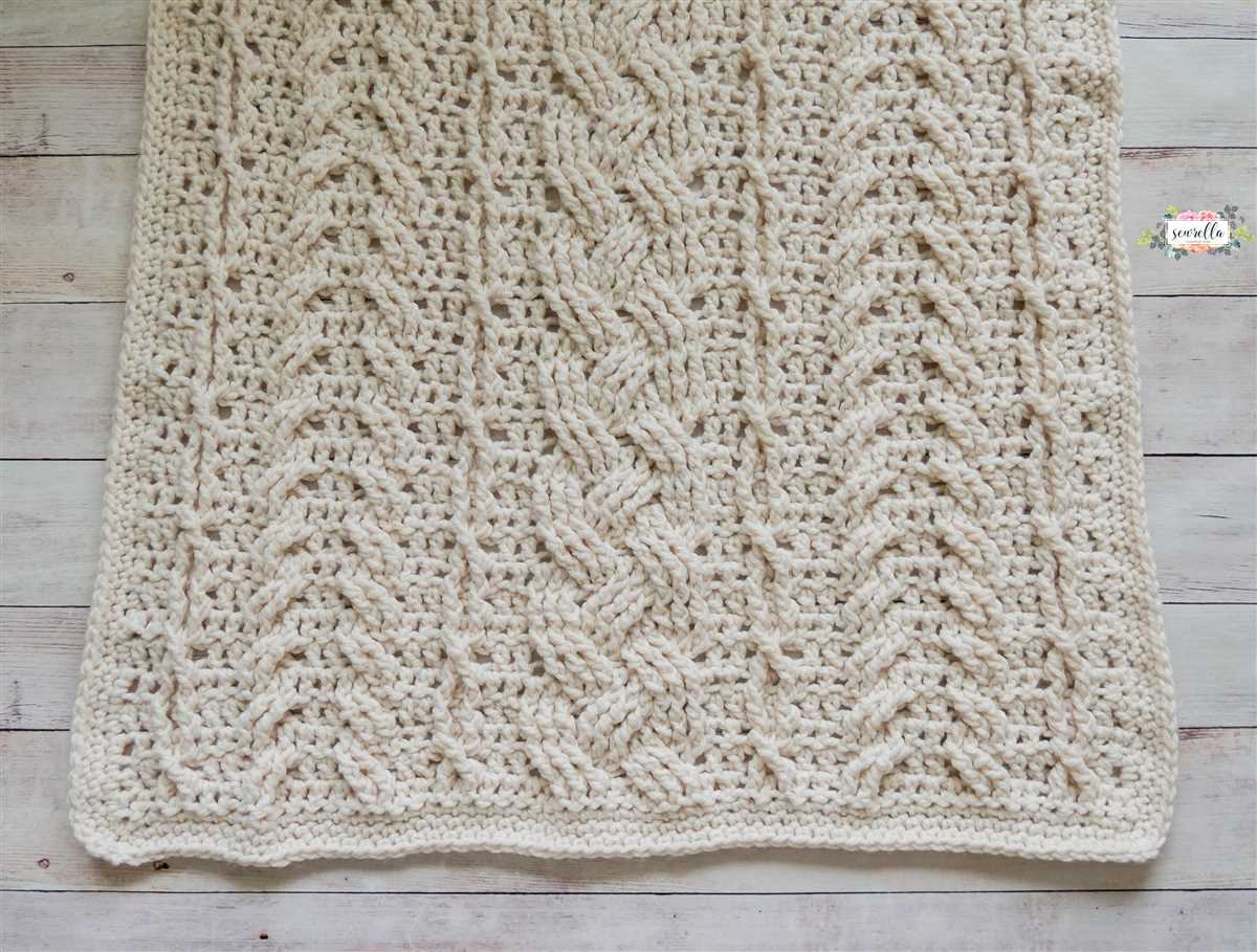 Easy heirloom knit blanket pattern