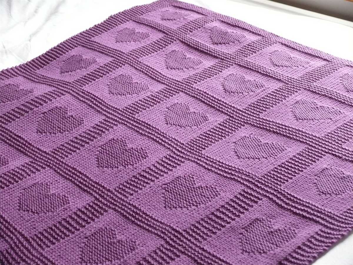 Blanket knitting patterns uk