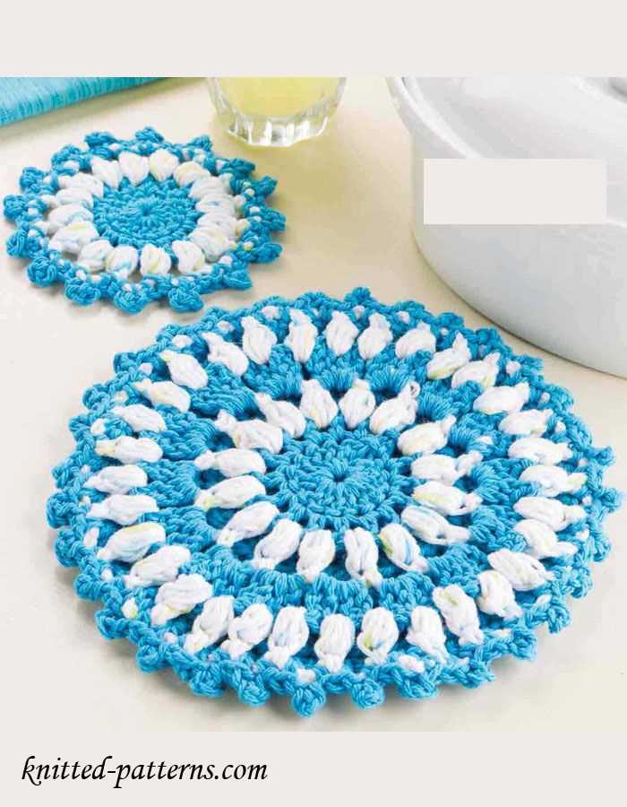 Knit hot pad pattern