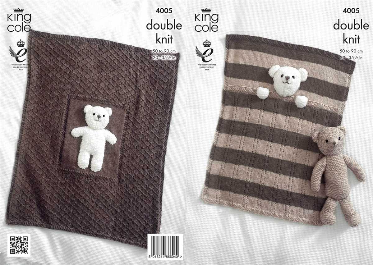 King cole blanket knitting patterns