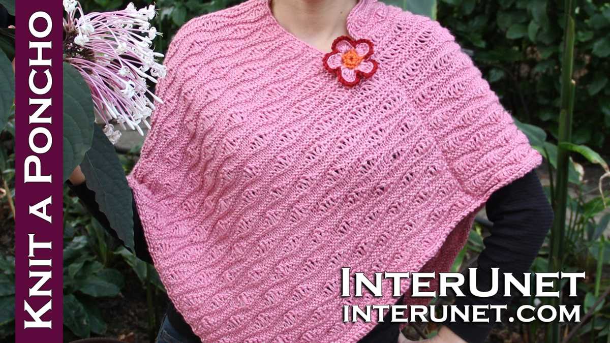Free chunky poncho knitting patterns