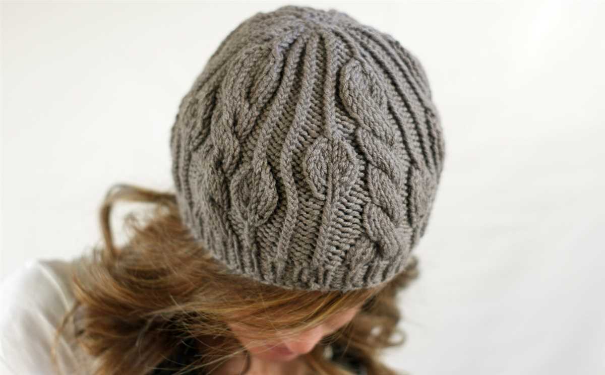 Curling rock hat knitting pattern