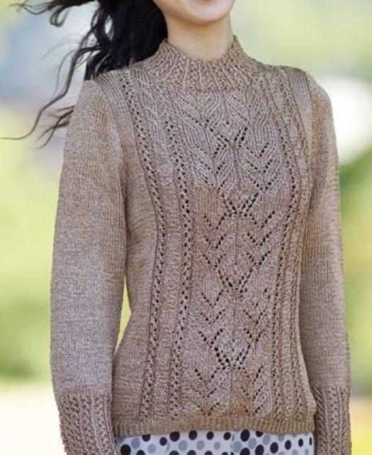 Knitting patterns for pullovers ladies
