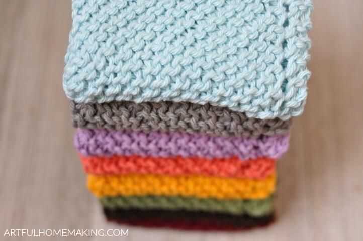 Grandma's favorite knit dishcloth pattern