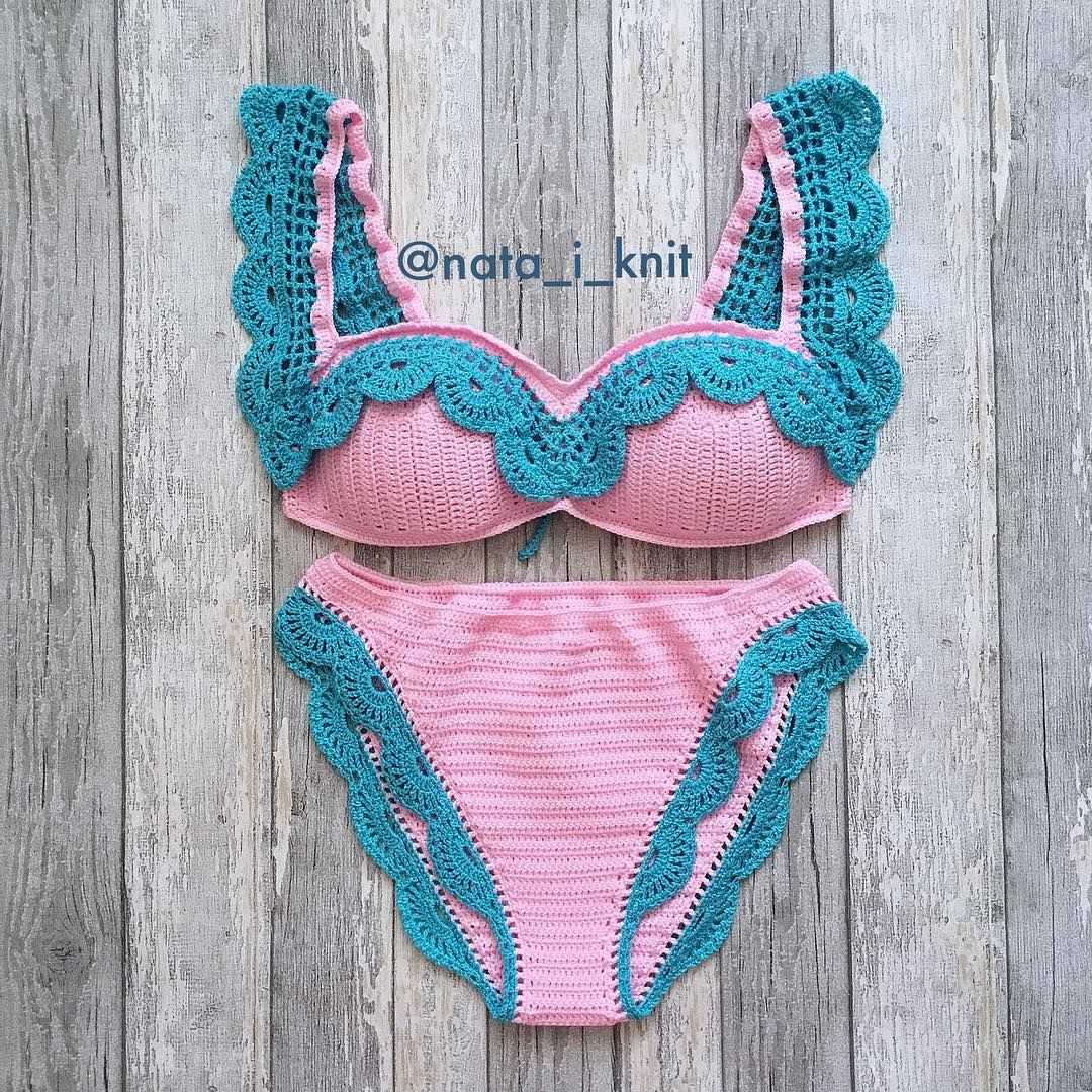 Knitting bikini pattern