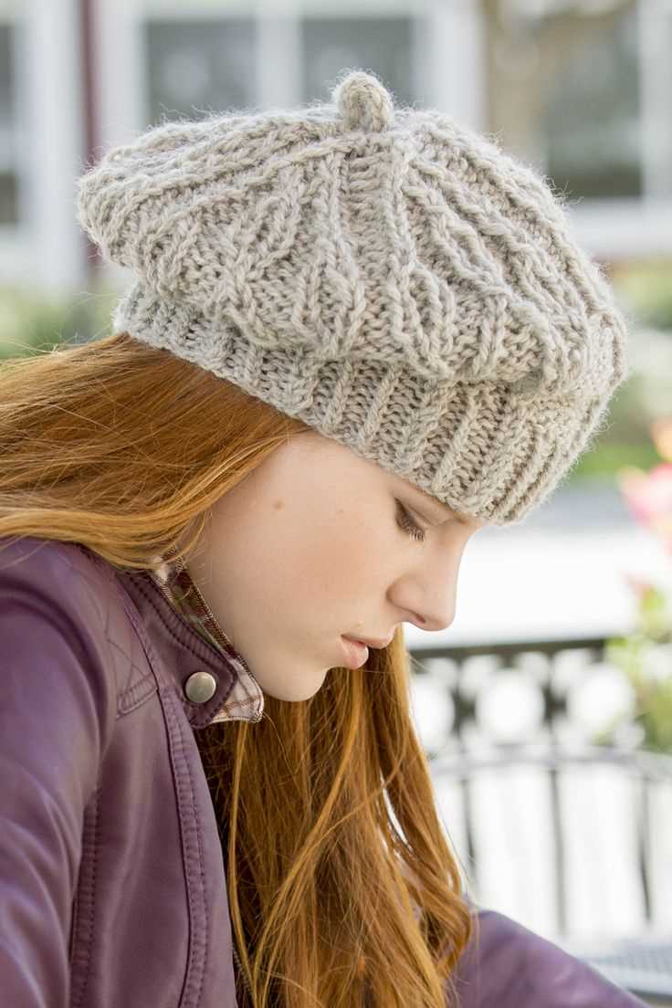 Knit a beret pattern