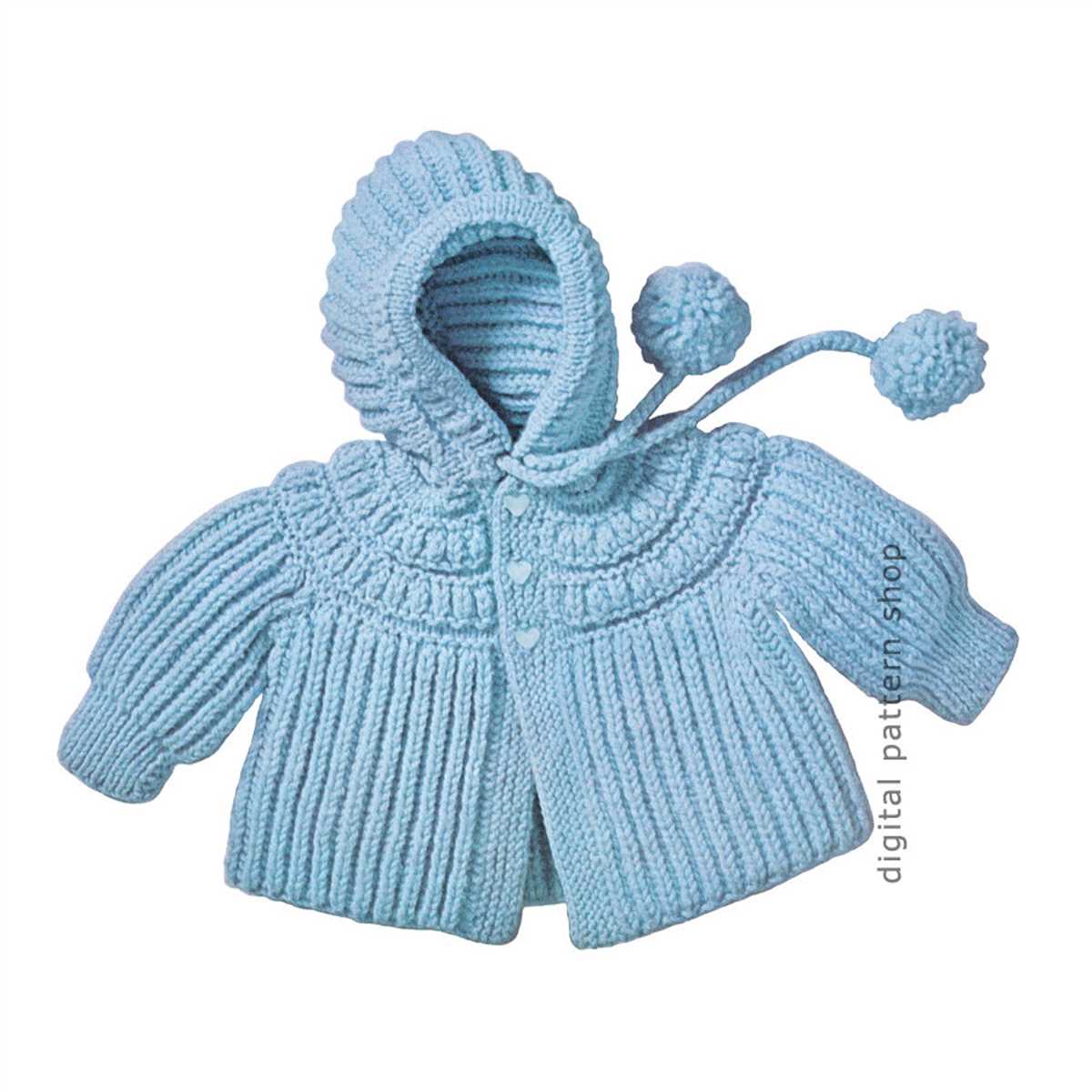 Infant knit sweater pattern free
