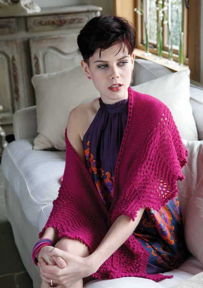 Free shawlette knitting patterns