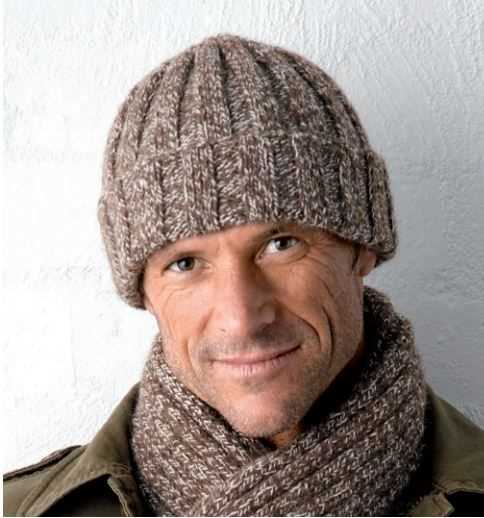 Mens ribbed knit hat pattern straight needles
