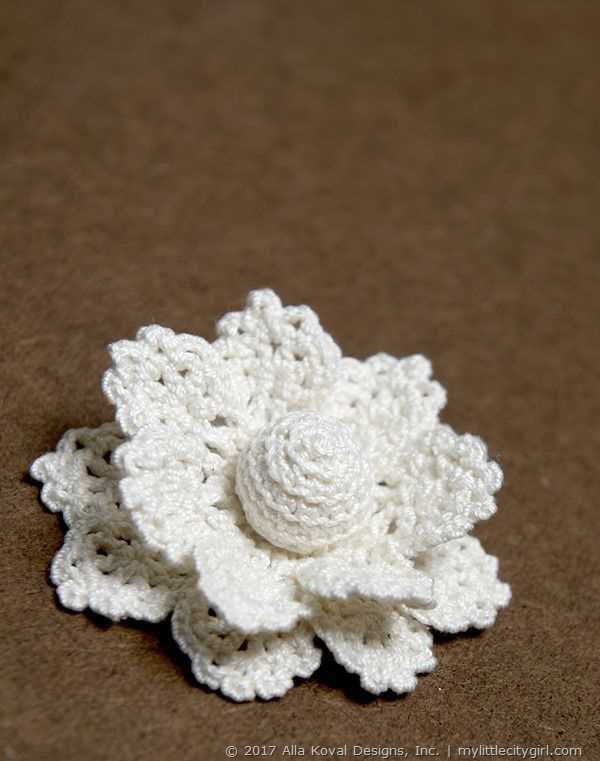 Knit flowers free patterns