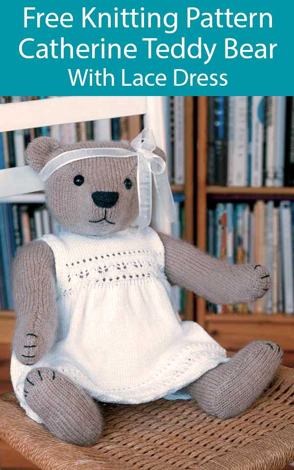 Free paddington bear toy knitting pattern