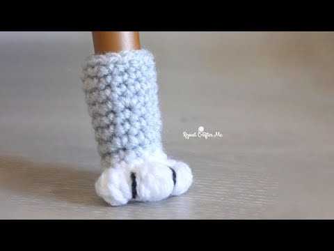 Cat paw chair socks knitting pattern