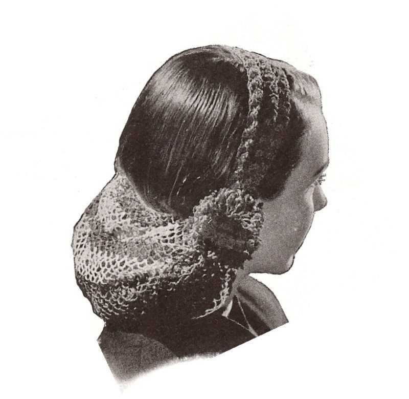 Hair snood knitting pattern