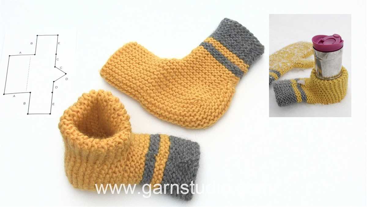 Beer mitt knitting pattern