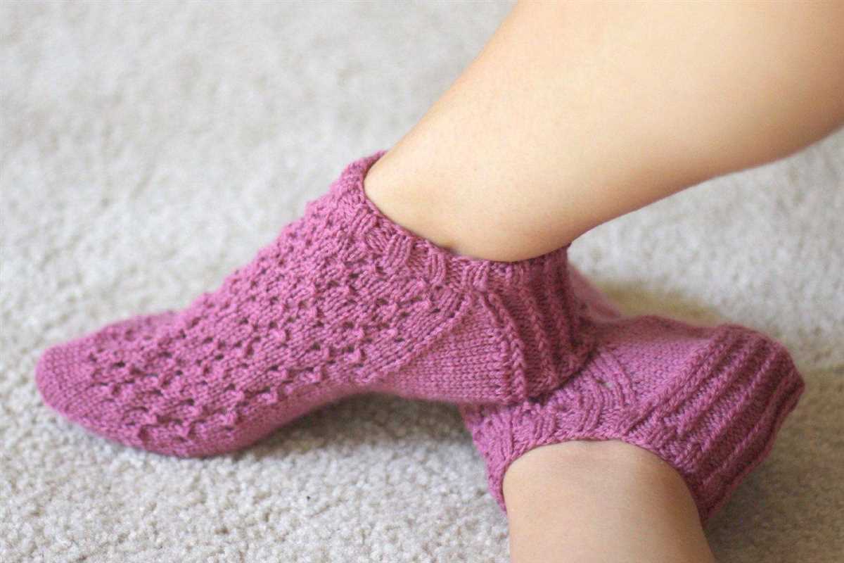 Hand knitted slippers free patterns