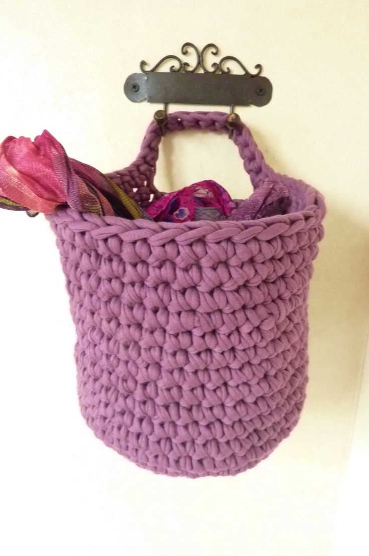 Hanging basket knitting pattern