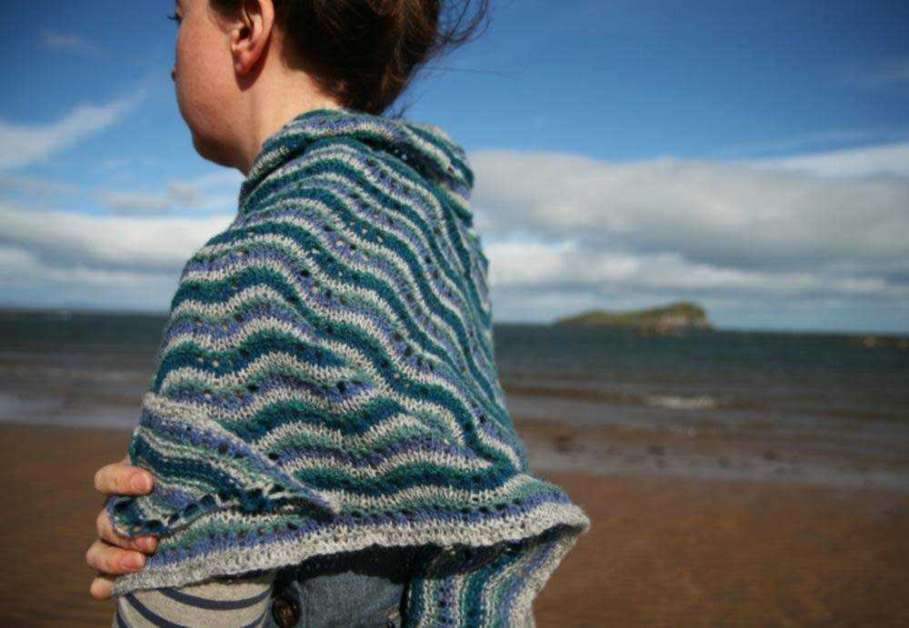 Hap shawl knitting pattern