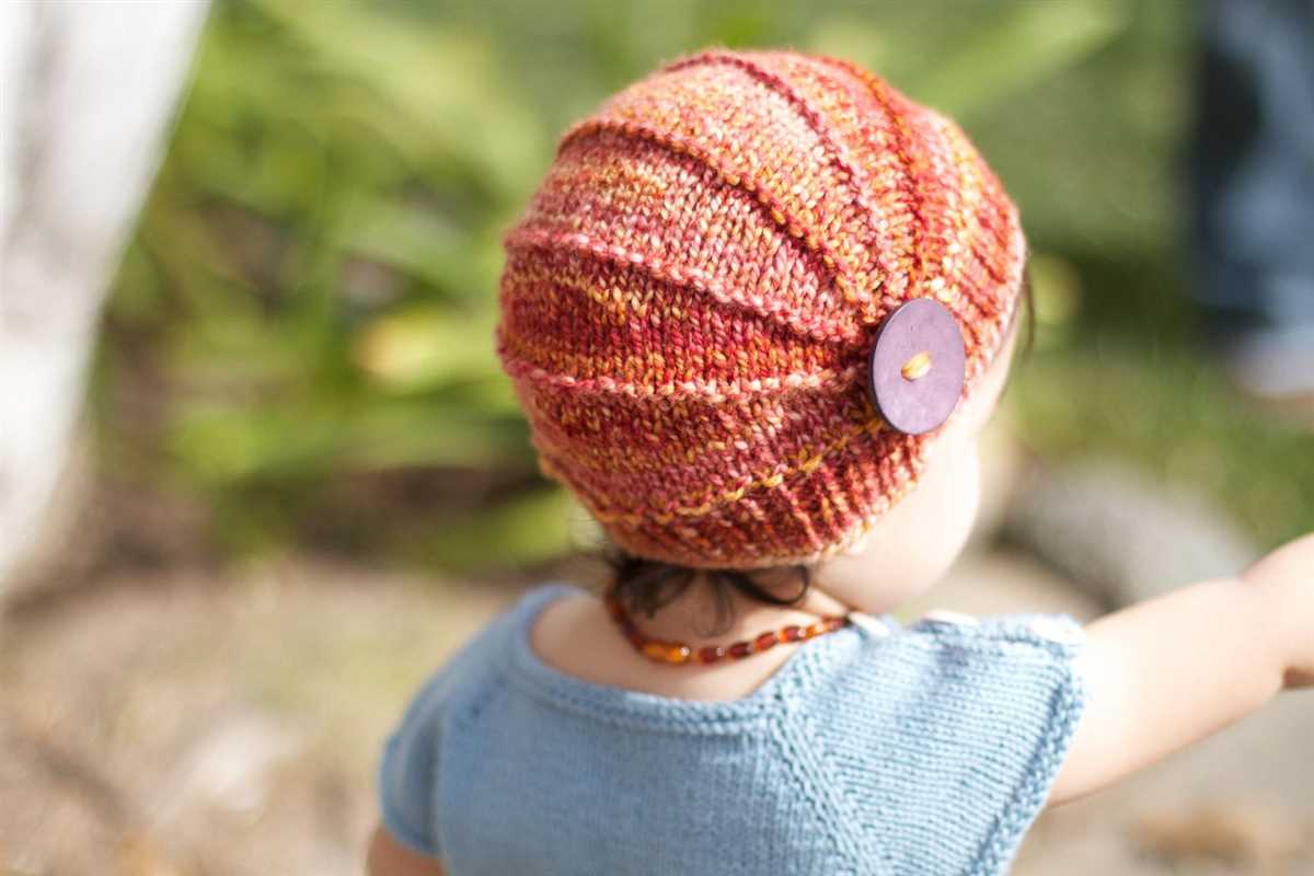 Hat knitting patterns with straight needles