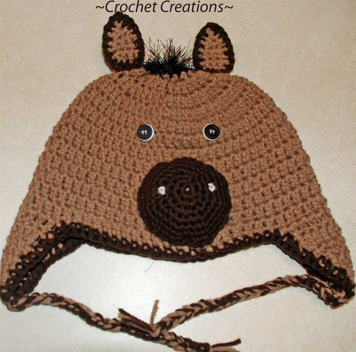 Hat for horse knitting pattern