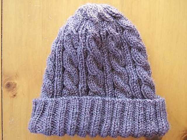 Hat with ear flaps knitting pattern straight needles