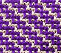 Slip stitch knitting patterns 2 colors