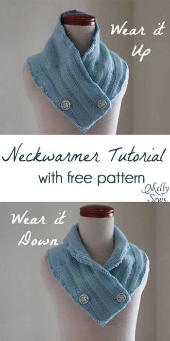 Neck warmer knit pattern free
