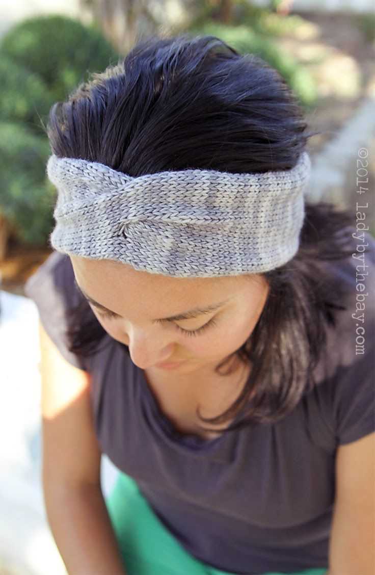 Headband pattern knit