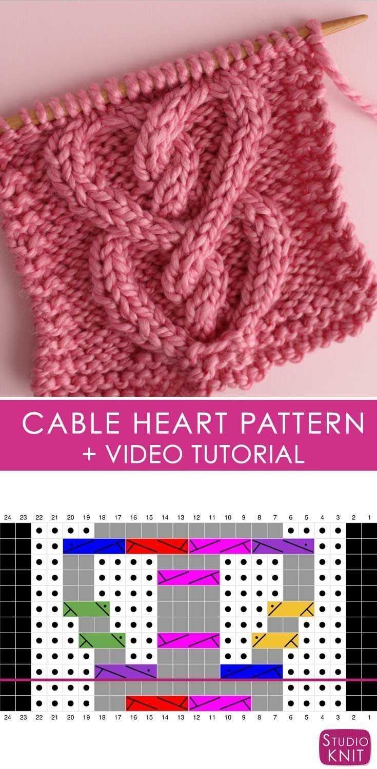 Create a Cozy Heart Cable Knit Scarf with This Gorgeous Pattern Heart cable knit scarf pattern