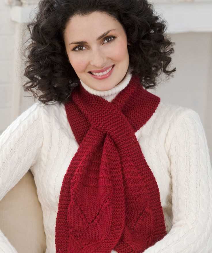 How to Create a Lovely Heart Scarf with This Knitting Pattern Heart scarf knitting pattern