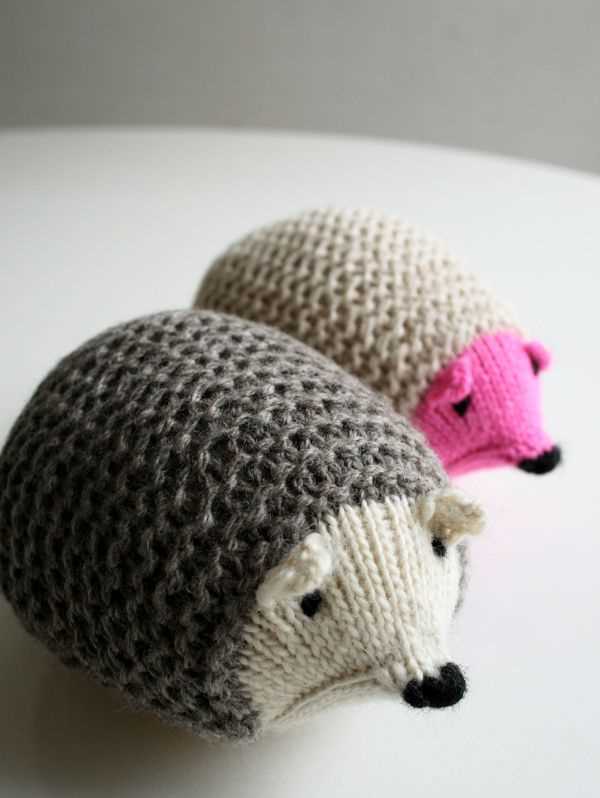 Hedgehog hat knitting pattern
