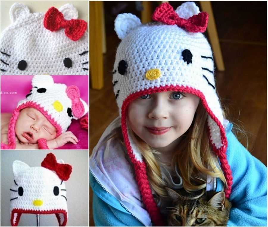 Hello kitty hat knitting pattern free
